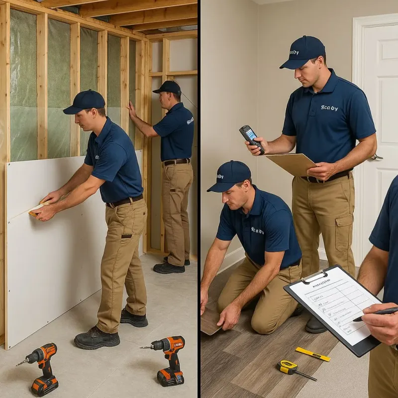 Repairs and Reconstruction process in Harrison County, TX